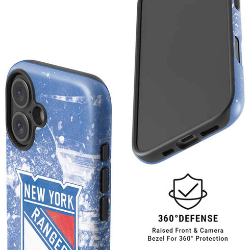 NHL New York Rangers Frozen iPhone 16 Plus Magsafe Impact Case